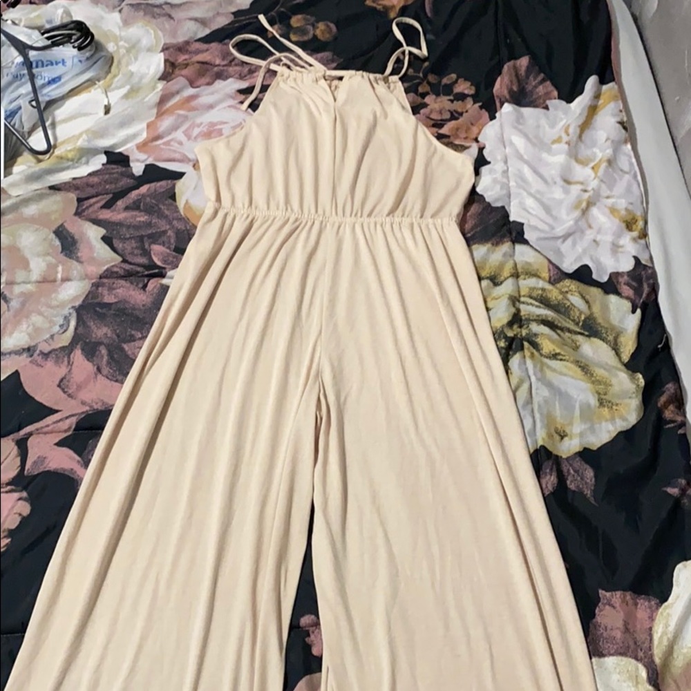 Beige jumpsuit
